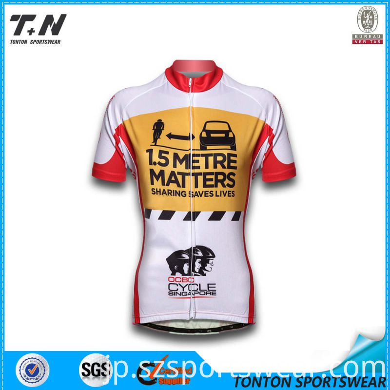 Custom Coolmax Sublimation Cycling Sportswear